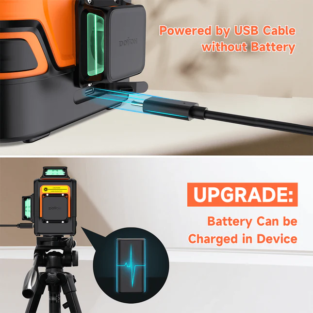 3x360 Green Self-Leveling Laser Level - Dovoh P3-360G - Image 4