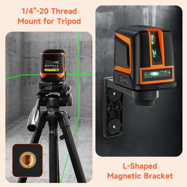 Cross Line Laser Level 150° Vertical Line - Dovoh C2-120G - Image 3