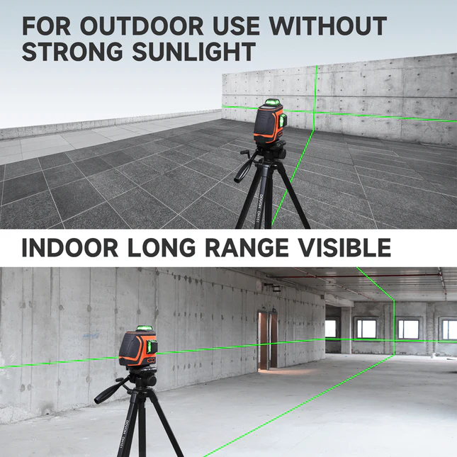 Ultra-Bright Outdoor Laser Level 3x360- Dovoh H3-360G - Image 4