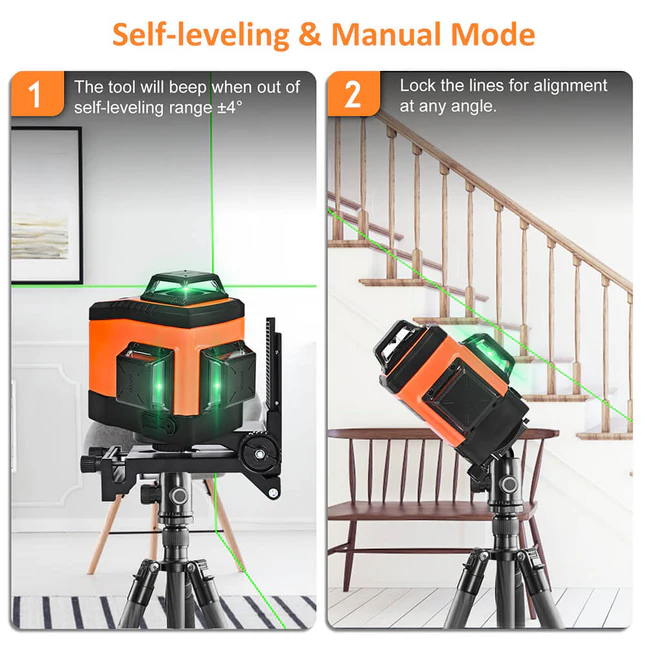 Green Laser Level 3x360°- Dovoh K3-360G - Image 5
