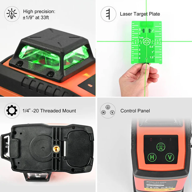 Green Laser Level 3x360°- Dovoh K3-360G - Image 6