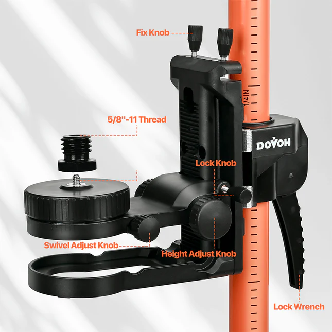 Telescoping Laser Level Pole with Tripod- DP3700 - Image 3