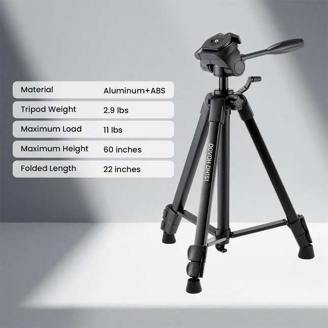 Adjustable Tripod For Laser Level with 1/4"-20 Screw Mount -DH151 - Image 5