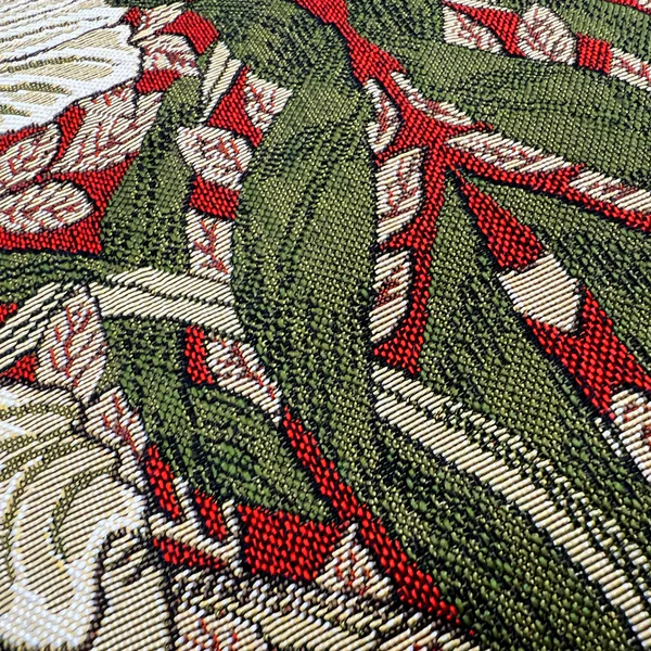 William Morris Pimpernel and Thyme Red - Panelled Cushion Cover 45cm*45cm - Image 3