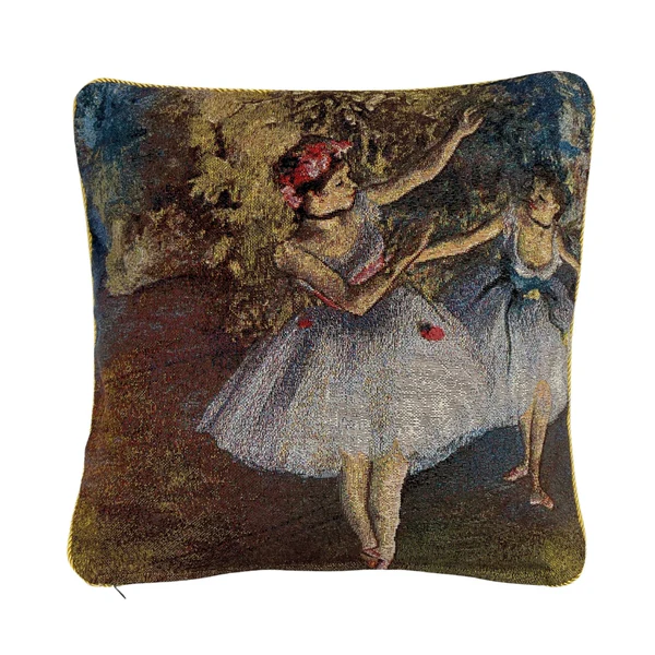 E.Degas Two Dancers on a Stage - Cushion Cover Art 45cm*45cm - Image 2