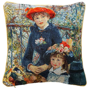 Pierre Auguste Renoir Two Sisters - Cushion Cover Art 45cm*45cm