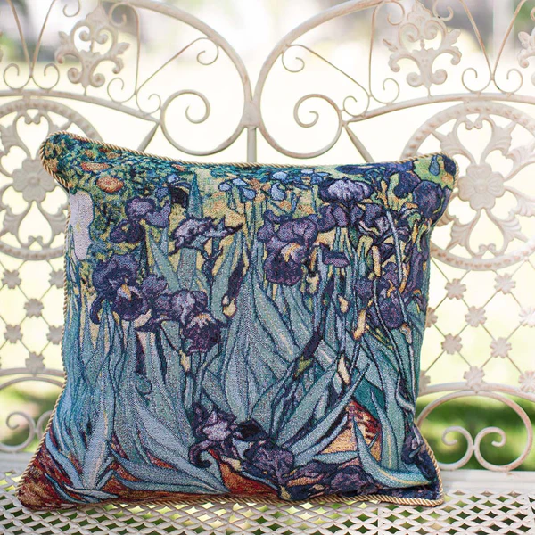Van Gogh Iris - Cushion Cover Art 45cm*45cm - Image 2