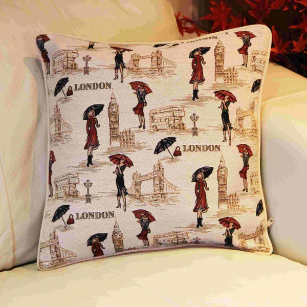 Miss London - Cushion Cover 45cm*45cm - Image 2