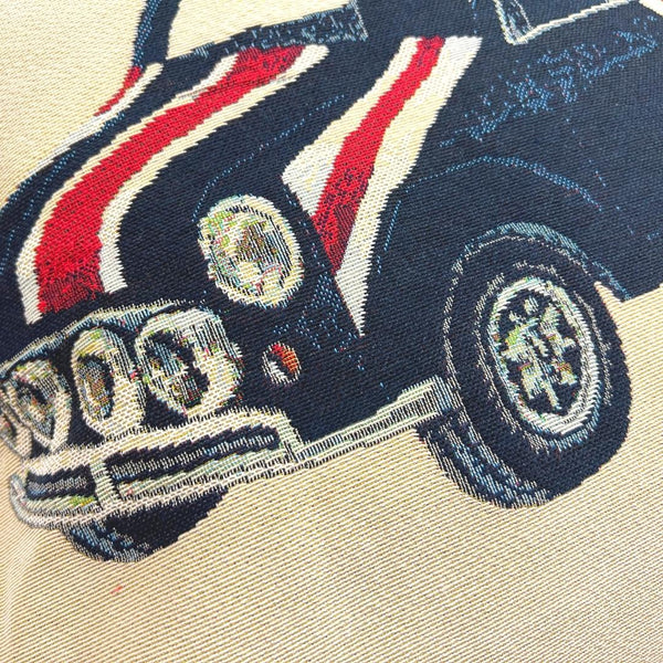 Union Jack Car - Panelled Cushion Cover 45cm*45cm - Image 2