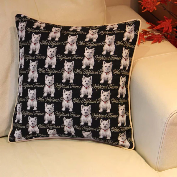 Westie - Cushion Cover 45cm*45cm - Image 2