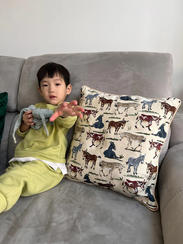 Happy Donkey - Cushion Cover 45cm*45cm - Image 3