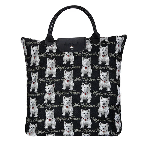Westie - Foldaway Bag