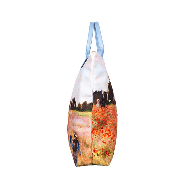 Monet The Poppy Field - Art Foldaway Bag - Image 2