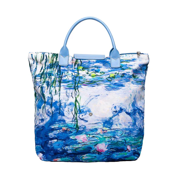 Monet Water Lilies - Art Foldaway Bag - Image 3