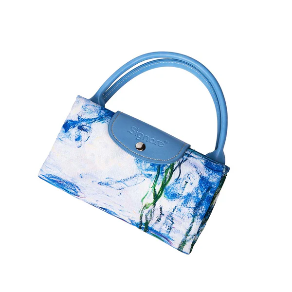 Monet Water Lilies - Art Foldaway Bag - Image 4