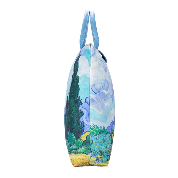 Van Gogh Wheatfield with Cypresses - Art Foldaway Bag - Image 6