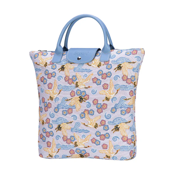 V&A Licensed Japanese Crane - Foldaway Bag - Image 3