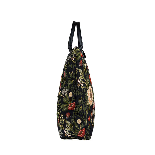 Morning Garden Black - Foldaway Bag - Image 4