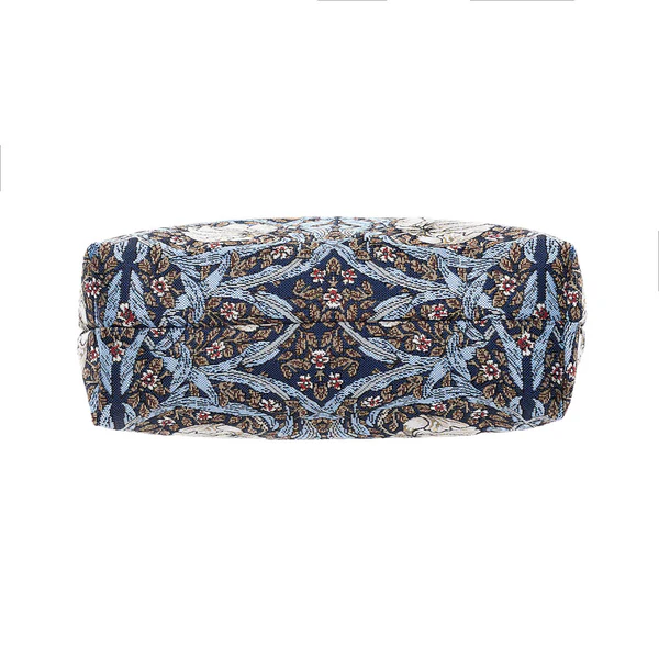 William Morris Pimpernel and Thyme Blue - Foldaway Bag - Image 4
