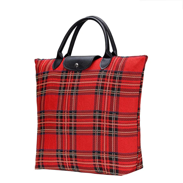 Royal Stewart Tartan - Foldaway Bag - Image 6