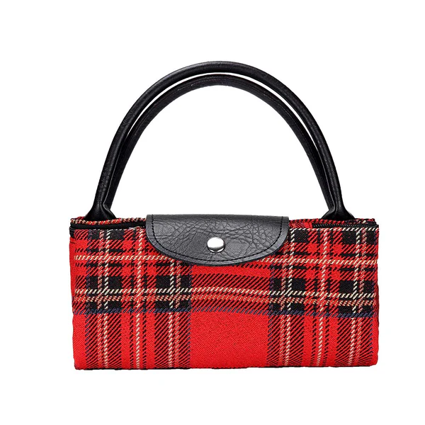 Royal Stewart Tartan - Foldaway Bag - Image 5