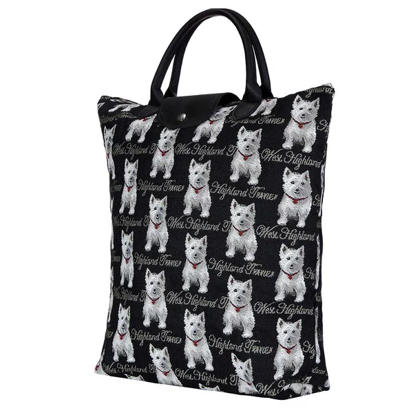 Westie - Foldaway Bag - Image 3