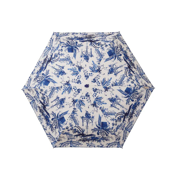 The British Museum Chinoiserie - Automatic Folding Umbrella - Image 2
