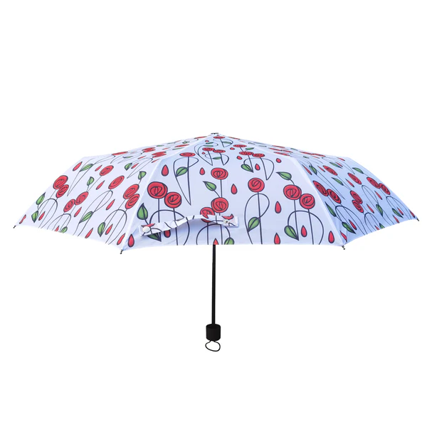 Mackintosh Simple Rose - Art Folding Umbrella - Image 3