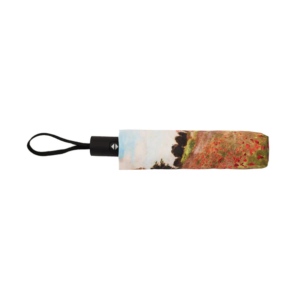 Claude Monet Poppy Field - Automatic Reverse Umbrella - Image 3