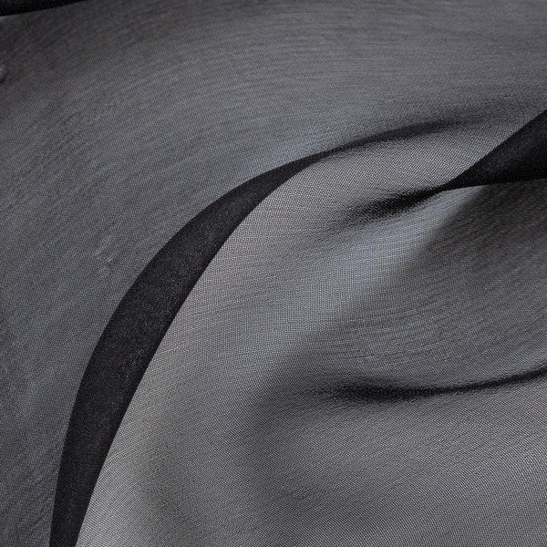 Black - Plain Chiffon - Image 2