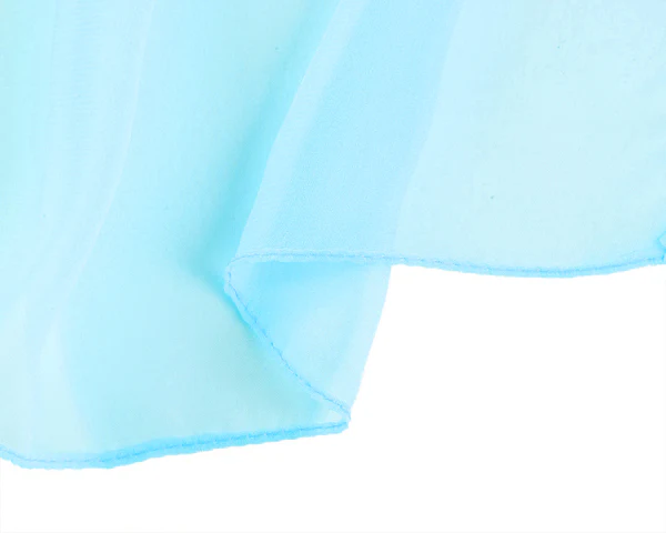 Bright Blue - Plain Chiffon - Image 5