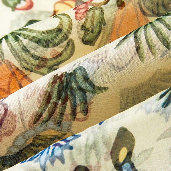 Alice In Wonderland - 100% Pure Silk Scarf - Image 3