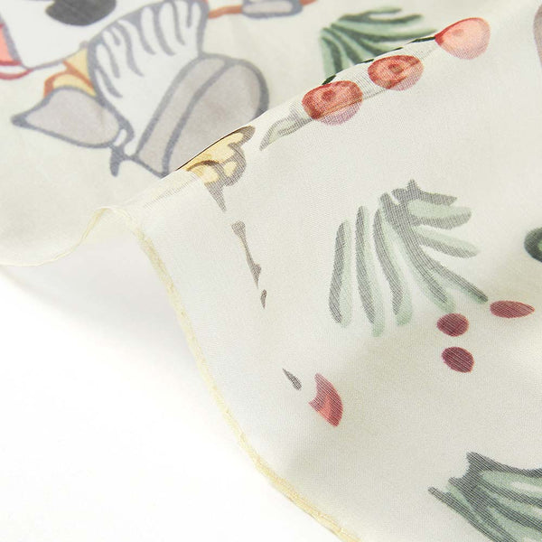 Alice In Wonderland - 100% Pure Silk Scarf - Image 5