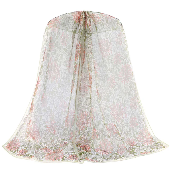 May Morris Honeysuckle - 100% Pure Silk Scarf - Image 5