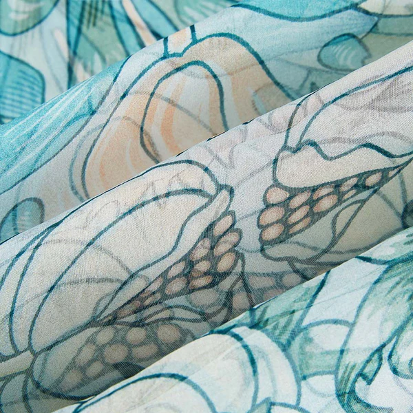 William Morris Pomegranate & Lily - 100% Pure Silk Scarf - Image 4