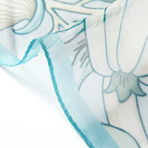 William Morris Pomegranate & Lily - 100% Pure Silk Scarf - Image 5
