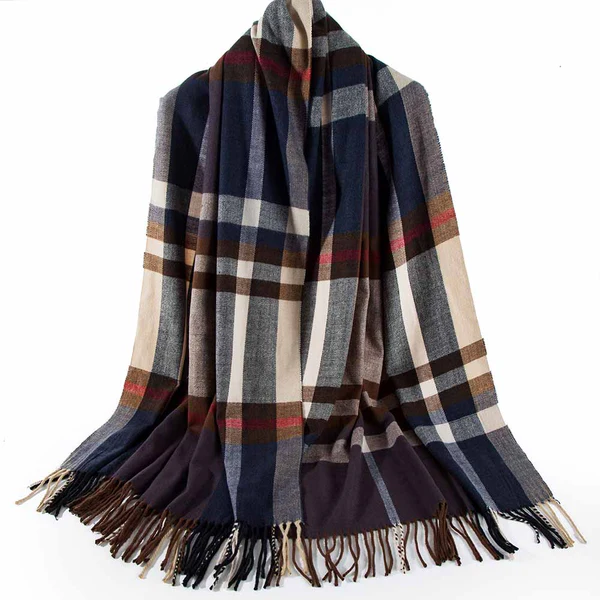 Large Plaid Tartan - Shawl Scarf - Image 2