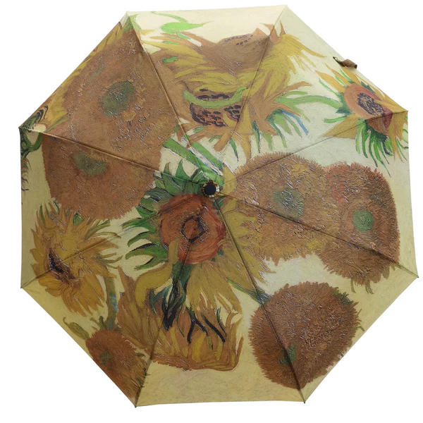 Van Gogh Sunflower - Art Folding Umbrella - Image 2