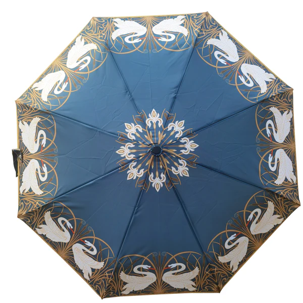 Walter Crane Swan - Art Folding Umbrella - Image 2