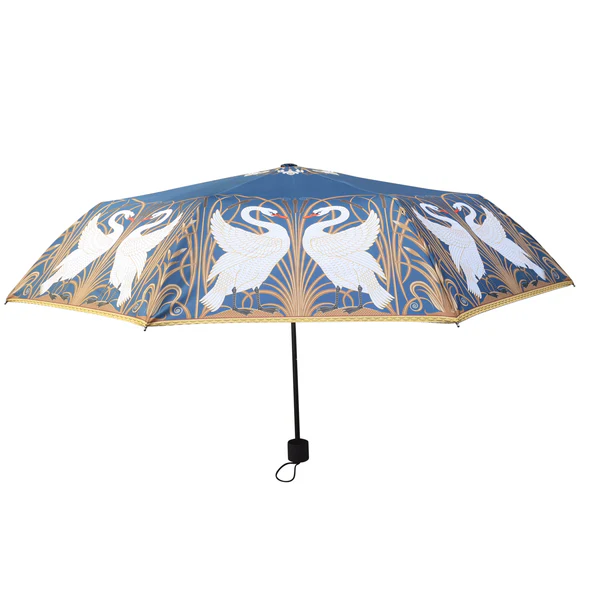 Walter Crane Swan - Art Folding Umbrella - Image 3