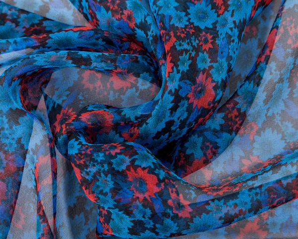Blue - Chiffon Daisy - Image 4