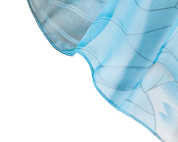 Light Blue - Lotus Chiffon - Image 3