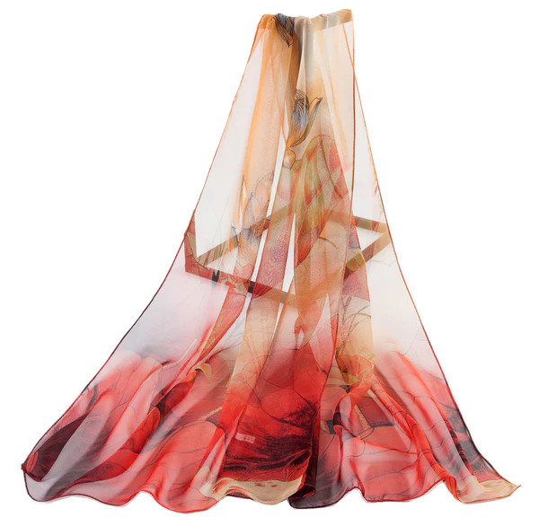 Red - Lotus Chiffon - Image 5