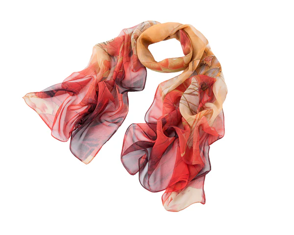 Red - Lotus Chiffon