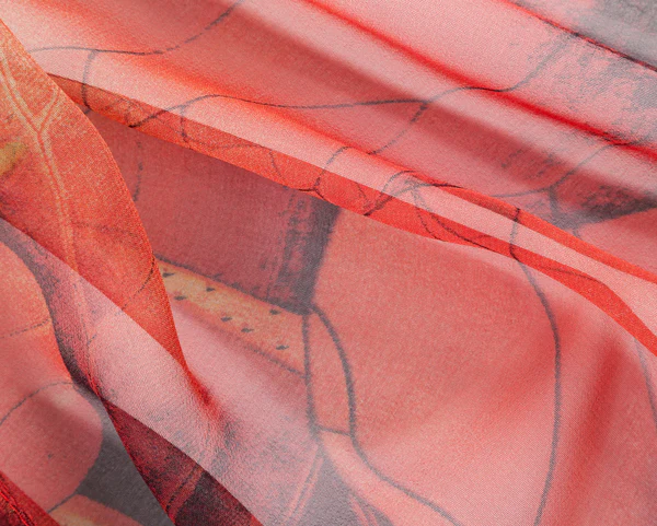 Red - Lotus Chiffon - Image 2