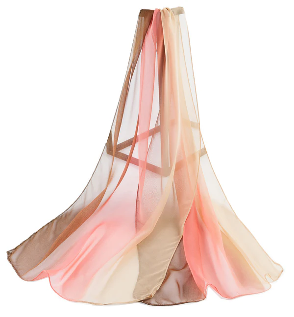 Peach - Multi Chiffon - Image 2