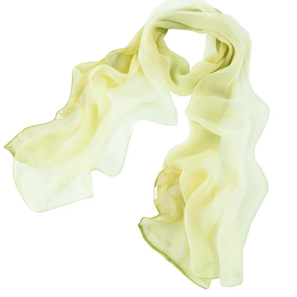 White Green - Multi Chiffon