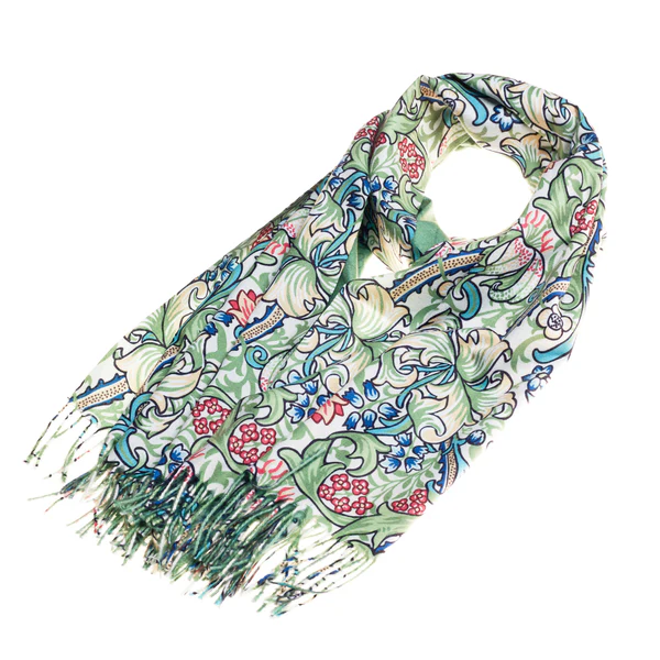 William Morris Golden Lily - Art Pashmina - Image 2