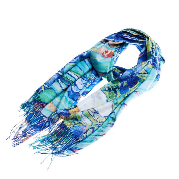 Van Gogh Iris - Art Pashmina - Image 2