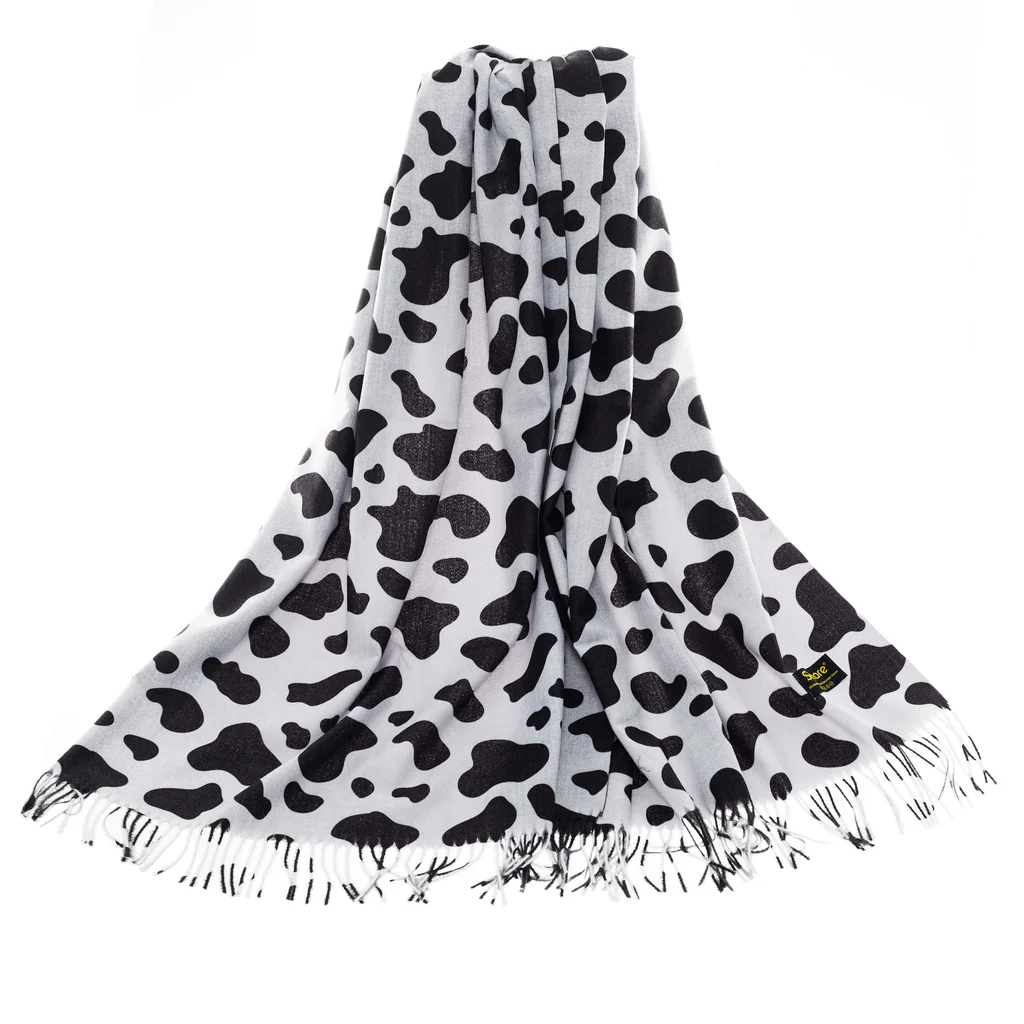 Cow Print - Art Pashmina